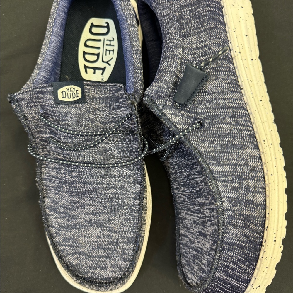 Hey Dude Men's Navy Slip-On Loafers - Picture 3 of 6